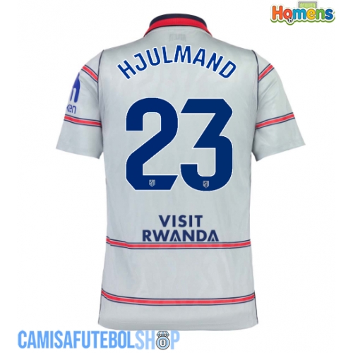Camisa de time de futebol Atletico Madrid Morten Hjulmand #23 Replicas 3º Equipamento 2026-27 Manga Curta